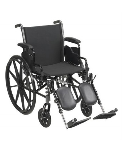 Lightweight Wheelchair McKesson Dual Axle Desk Length Arm Flip Back / Removable Padded Arm Style Composite Mag Wheel Black Upholstery 18 Inch Seat Width 300 lbs. Weight Capacity